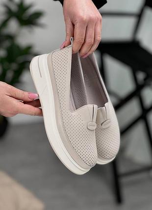 Мокасины натуральная кожа