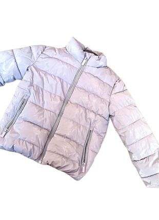 Сиреневая лавандовая уголка весна осень деми + шапка в подарок