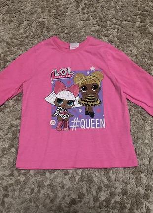 Яскрава стильна дитяча кофта lol на 5-6 рочків