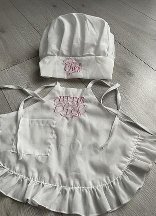 Костюм повара для фотосесії новонародженої