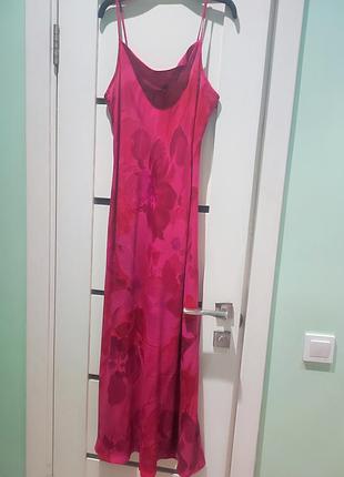 Качественное макси платье из вискозы