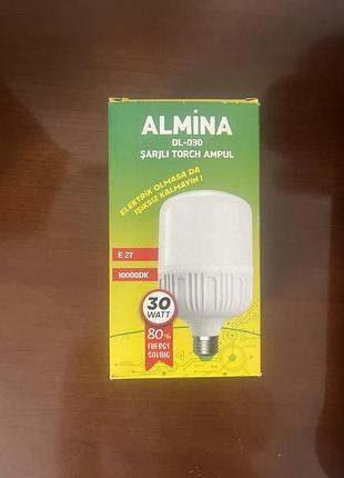 Акумуляторні лампочки e-27, 6 год роботи без світла