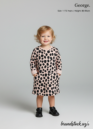 Платье george для девочки, 80-86 см (1-1.5 года)