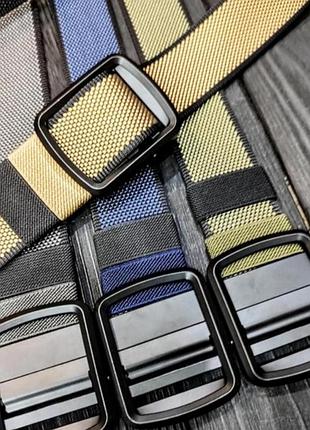 Прочный длинный мужской ремень стропа, пояс тканевый 120 см