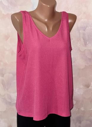 Яскрава малинова майка з блискітками esmara