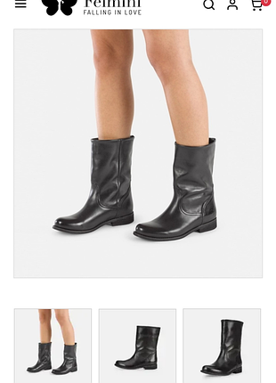 Чоботи felmini (38) жіночі з натур. шкіри демі
у байкерському стилі оригінал чорні