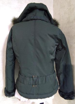 Тёплая зимняя куртка с капюшоном ~evergreen ~ р м5 фото