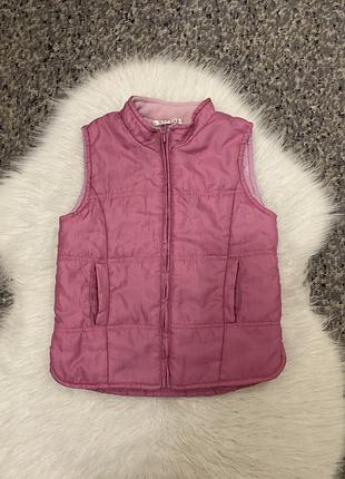 Легка жилетка безрукавка для дівчинки 80226