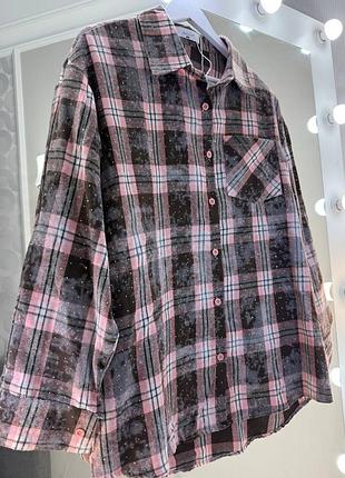 Рубашка в клетку варенка, тай дай рубашка в клетку