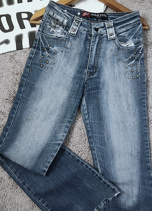 Джинсы высокая посадка