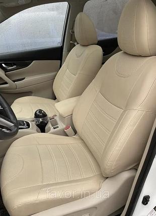 Нові чохли на volkswagen passat b7 беж