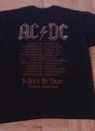 Футболка мужская черная чоловіча чорна t-shirt ac⚡dc rock or bust acdc ac/dc р.l🇺🇸🇲🇦2 фото