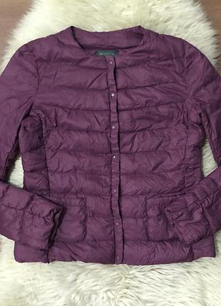 Ультралегка куртка пух перо з чохлом benetton