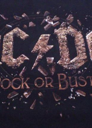 Футболка мужская черная чоловіча чорна t-shirt ac⚡dc rock or bust acdc ac/dc р.l🇺🇸🇲🇦3 фото