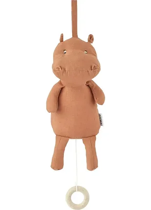 Дитяча музична іграшка liewood ailo music mobile - hippo / tuscany rose