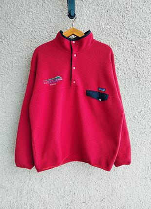 Фліска patagonia synchylla чоловіча червона флісова патагонія куртка patagonia gore tex