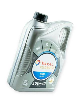 Масло моторное total 10w-40 quartz 7000 energy sn, cf 4л