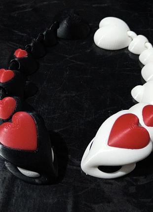 Гнучка іграшка-антистрес  серцевий змій 4