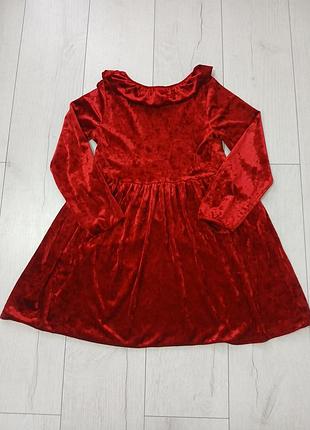 Плаття велюрове для дівчинки 9-10 років