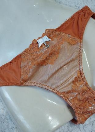 Женские эластичные кружевные трусики размер л