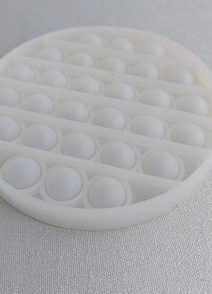 Игрушка-антистресс pop it, пупирка круг, хамелион, меняет цвет 12 см. (z-33138)