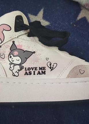 Детские высокие кеды