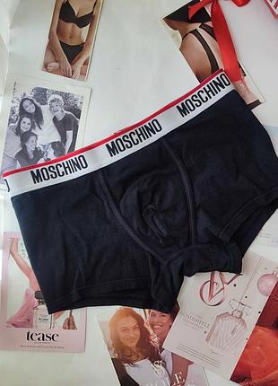 Мужские трусы боксерки moschino l