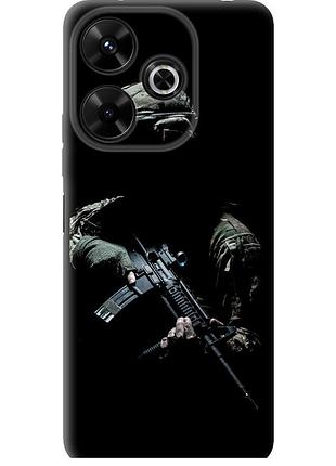 Чохол tpu патріотичний на телефон xiaomi poco m6 4g захисник v3 "5226b-3798-58250"