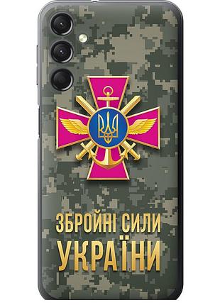 Чехол силиконовый патриотический на телефон samsung galaxy a24 a245f зсу "5269u-3020-58250"