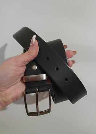 Итальянский кожаный ремень бренда matt south tyrol мужской черный