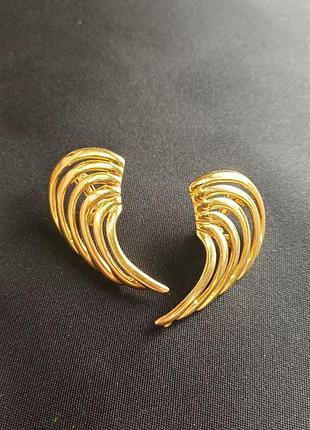 Вінтажні великі брендові сережки