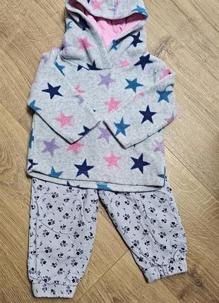 Набор кофта и штаны next 6-9 мес, 74 см