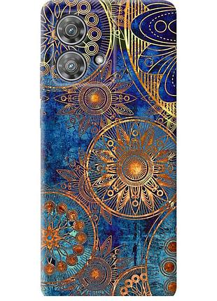 Чехол силиконовый на телефон motorola edge 40 neo золотой узор "678u-3342-58250"