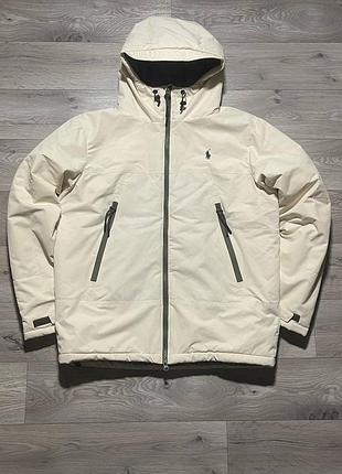 Куртка бежева polo ralph lauren чоловіча куртка водовідштовхуюча polo