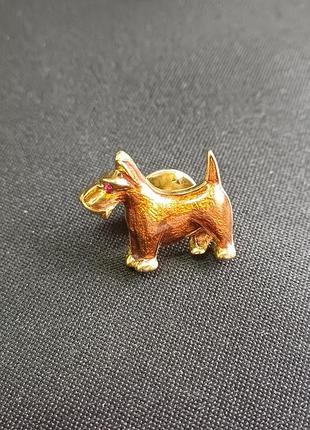 Брошка пін вінтаж емалі