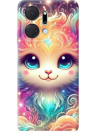 Чохол силіконовий на телефон huawei honor x7a казкове кошеня "5813u-2981-58250"