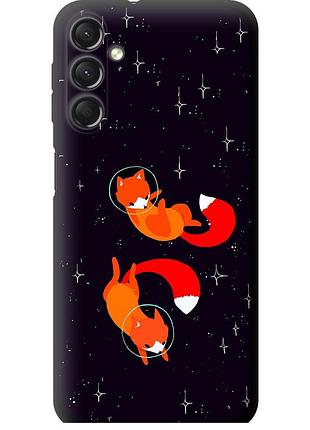 Чохол tpu на телефон samsung galaxy a24 a245f лисички в космосі "4519b-3020-58250"