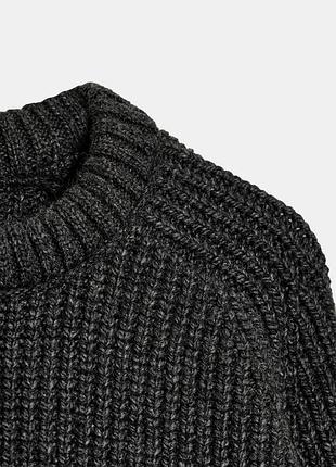 🌑 графитовый свитер от zara 5