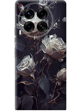 Чехол силиконовый на телефон tecno camon 30 4g розы 2 "5550u-3712-58250"