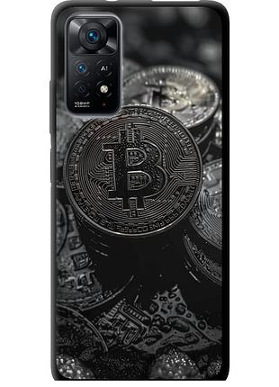 Чохол tpu на телефон xiaomi redmi note 11s 4g black bitcoin "6090b-3936-58250"