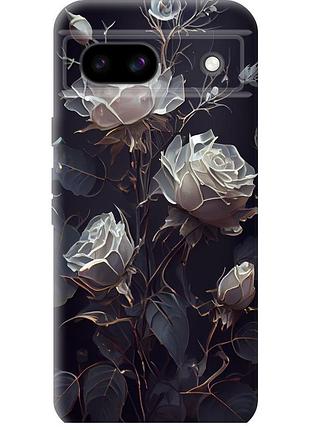 Чохол силіконовий на телефон google pixel 8a троянди 2 "5550u-3406-58250"