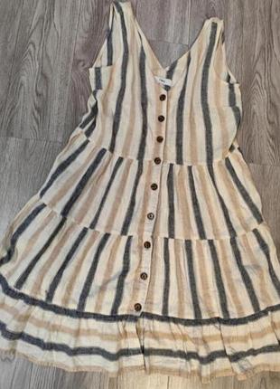 Сарафан, плаття натуральний льон. next . стан ідеальний.