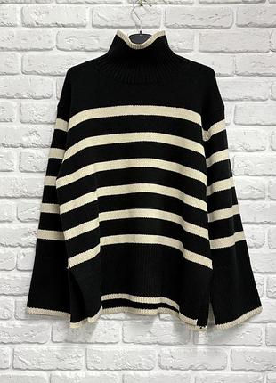 Вʼязаний жіночий светр neo noir