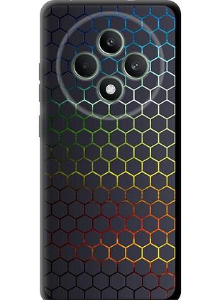 Чохол tpu на телефон oppo reno12 fs соти, які переливаються "498b-3867-58250"