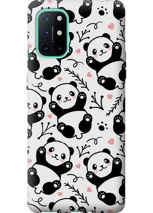 Чехол силиконовый на телефон oneplus 8t панды "4318u-2113-58250"