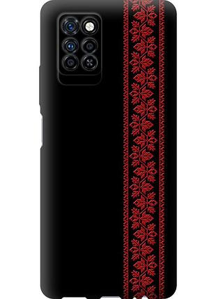 Чохол силіконовий на телефон infinix note 10 pro вишиванка 53 "2041u-2709-58250"