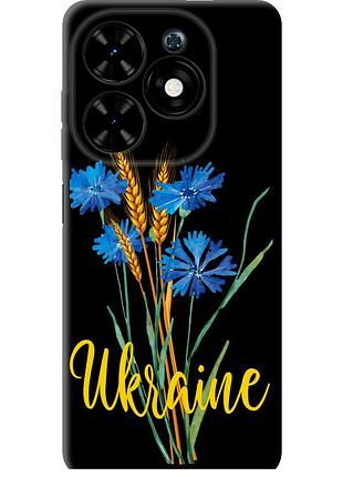 Чехол tpu патриотический на телефон tecno spark go 2024 ukraine v2 "5445b-3432-58250"