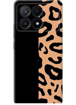 Чохол силіконовий на телефон xiaomi poco x6 pro плями леопарда "4269u-3497-58250"