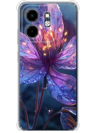 Чехол силиконовый на телефон infinix hot 50i магический цветок "6038u-3965-58250"