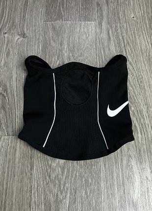 Баф снуд nike dry-fit strike snood winter warrior оригінал найк драй фіт в ідеальному стані чорний шарф шапка